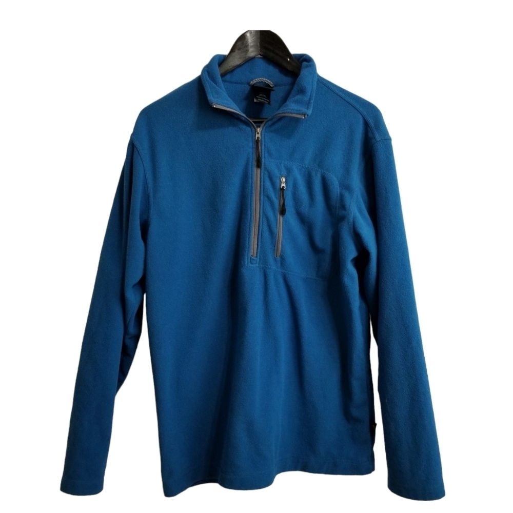 NARRAGANSETT Traders size medium blue pullover fleece